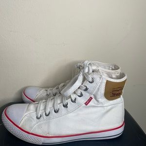 Unisex Levi White high tops
